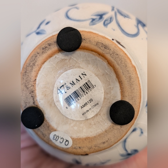 Beautiful Rustic Floral Vase NEW 8" 🇺🇲 - Picture 5 of 8